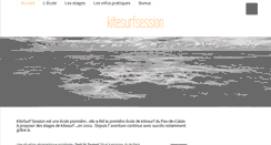 Desktop Screenshot of kitesurfsession.com